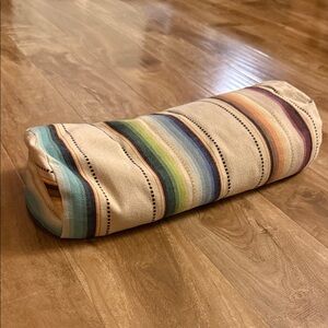 Colorful Striped Bolster Pillow